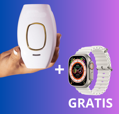 Depiladora Láser IPL + Smart Watch Pro 10 SS (GRATIS)